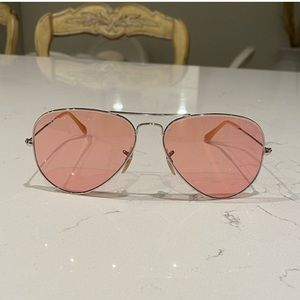 Brand new pink authentic ray ban aviators